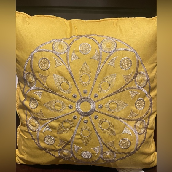 Other - Yellow throw pillow